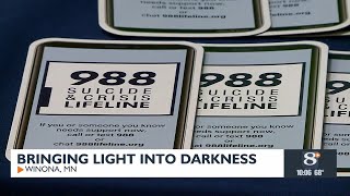 Hiawatha Valley mental health hosts 4th annual Bring Light Into Darkness event [upl. by Onahpets]