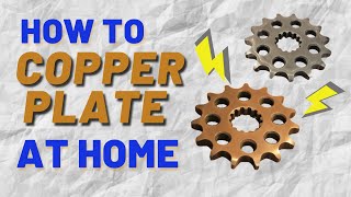 Copper Plating at Home  Easy Electrolysis amp Electroplating [upl. by Petite]