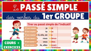 Le passé simple des verbes du 1er groupe  Conjugaison [upl. by Nagel]