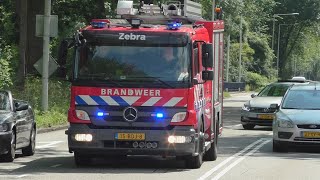 Brandweer Tankautospuit Zebra 132231 met spoed naar een brandmelding in AmsterdamNoord [upl. by Jeanine356]