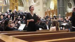 Mozart K339  Laudate Dominum  Sierra Marcy Soprano 2015 [upl. by Ehcar]