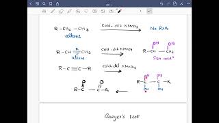 POC ALKENE  Baeyer’s Reagent  Organic Chemistry [upl. by Sol]