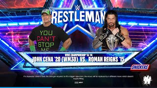 Roman Reigns vs John Cena Last Man Standing Match [upl. by Kecaj]