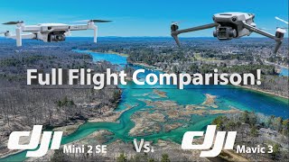 DJI Mini 2 SE VS DJI Mavic 3  Full Flight Comparison with Amazing Colors [upl. by Vlad20]