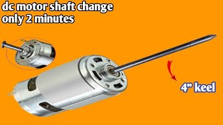 How to change 775 dc motor shaft extra long shaf dc 775 motor [upl. by Atirehgram]