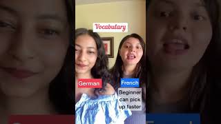 Confused which is easier French or German ytshorts [upl. by Barty]