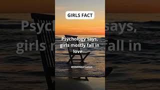 Girls mostly fall in love23 kwith shorts facts subscribe shortvideo motivation quotes [upl. by Nelleeus465]