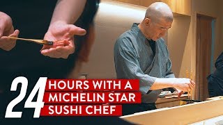 24 Hours With A Michelin Star Sushi Chef Sushi Kimura [upl. by Alpers905]