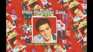 エルビスプレスリー・クリスマスを我が家で （英語字幕付き） Elvis Presley Ill Be Home for Christmas（With English subtitles） [upl. by Yorztif495]