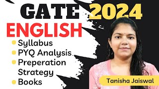 GATE ENGLISH 2024 syllabus preparation strategy  previous year question papers analysis gate2024 [upl. by Blisse578]