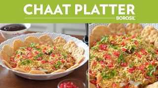 Trending Chaat Board Recipe  Delicious Chaat Platter for Monsoon  High Tea Menu Idea  Borosil [upl. by Ynaffat892]