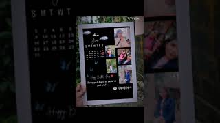 calendar birthday frame  craft [upl. by Johanna991]