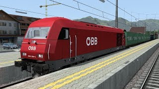 Train Simulator 2018  OBB 2016  Mittenwaldbahn  Freight Train  Hochzirl to Innsbruck HD [upl. by Sucramad]