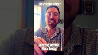 Wavlink Mesh Router Unboxing [upl. by Homere752]