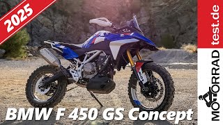 BMW F 450 GS 2025  Vorstellung des ConceptBikes [upl. by Akihdar895]