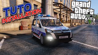 TUTO INSTALLATION VEHICULES FR  SIRENES FR  MODE GRAPHIQUE  GTA 5 [upl. by Ricki]