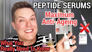 PEPTIDES Explained  Maximum AntiAgeing Without Botox Best Peptide Serums [upl. by Cyndi]