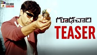 Goodachari Movie TEASER  Adivi Sesh  Sobhita Dhulipala  Prakash Raj  Goodachari  Telugu Cinema [upl. by Atteragram]