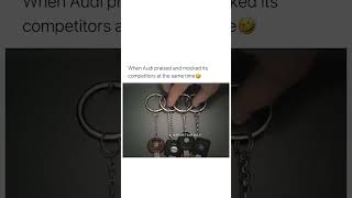 Audi video featuring 4 keys is a clever amp minimalist commercial ad audi commercial audicar [upl. by Ynots237]