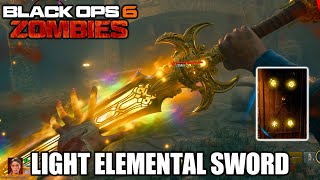 COD Black Ops 6 Zombies  How to Get Light Elemental Sword Lion in Citadelle Des Morts [upl. by Ennairam]