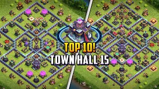 TOP 10 Town Hall 15 TH15 HybridFarming Base Layout  Copy Link 2024  Clash of Clans [upl. by Chane]