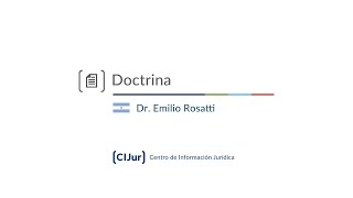 Dr Emilio Rosatti Argentina Margen de apreciación nacional provincial y municipal frente [upl. by Dimond]