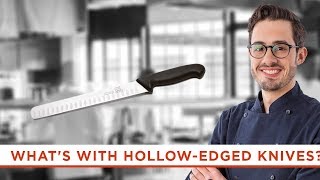 Whats Up With Those Hollows or Scallops on Some Chefs Knives [upl. by Ahcsim]