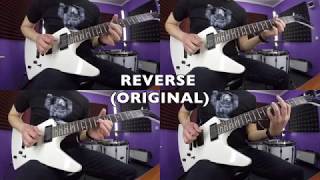 Blackened  Metallica  Intro  guitar cover normal and reversed [upl. by Etteniuqna584]