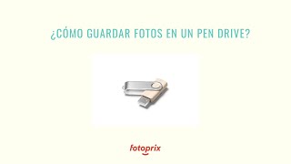 ¿Cómo guardar fotos en un Pen Drive [upl. by Tor]