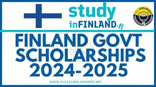 Government of Finland Scholarship 20242025 Study in Finland for the Free Bachelors Masters PhD [upl. by Phio92]