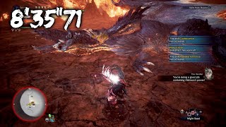 MHW Iceborne  Alatreon Long Sword Solo Casual Speedrun  ReturnToWorld [upl. by Anitnahs656]