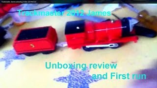 2012 Trackmaster James unboxing review and first run [upl. by Atteiluj]