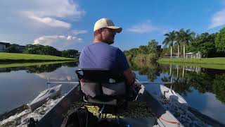 Landau 1432 Jon Boat first time out with 1978 Evinrude 99 hp outboard [upl. by Buatti]