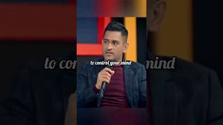 Controlling The Mind MS Dhoni shorts motivation [upl. by Lonier]