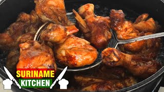 Kip Drumsticks Recept Surinaams  Chicken Drumsticks Recipe Surinamese  Suriname Kitchen [upl. by Nosneh]