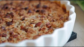 Rabarbercrumble – glutenfri vildt lækker nem og lynhurtig at bage [upl. by Salbu]