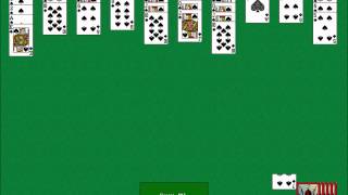 Spider Solitaire on Windows ME [upl. by Sesmar]