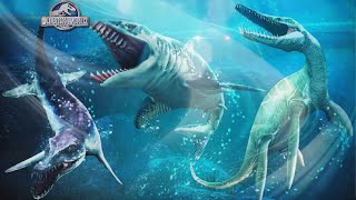 Jurassic World The Game 3 New Sea Dinos  Huge Lagoon Series Update 2 [upl. by Nicki]