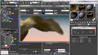 Ornatrix 18 and VRay 20 Native Support Demo [upl. by Einattirb]