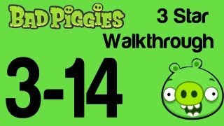 Bad Piggies  Level 314 3 Star Walkthrough When Pigs Fly  WikiGameGuides [upl. by Browne]