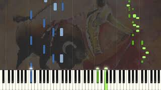 Malaguena  Lecuona  Piano Solo Tutorial Intermediate [upl. by Nilrem]