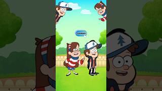 Guess The Real Character Gravity falls Dipper gravityfalls shorts [upl. by Latricia]