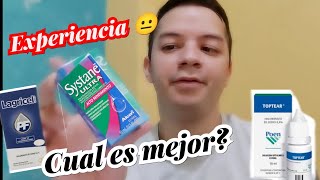 Gotas Lubricantes oculares  Cuál usar con lentes de contacto o por ojo seco [upl. by Laurette]