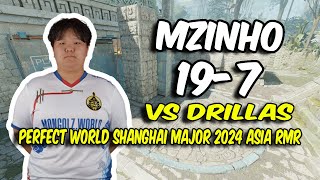 The MongolZ mzinho 197 vs DRILLAS Ancient  Perfect World Shanghai Major 2024 Asia  CS2 POV [upl. by Hareema580]