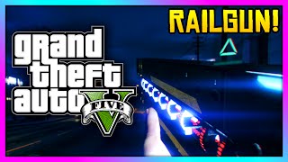 GTA 5 Xbox One  NEW Railgun  How to Get A FREE Railgun GTA V Xbox One Gameplay [upl. by Scheers360]