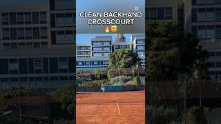 CLEAN BACKHAND🤯tennis shorts sports [upl. by Ricardo982]