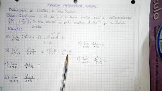 Evaluación de límites por sustitución directa [upl. by Aisanahta530]