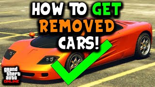 How to GET REMOVED CARS  GTA Online Mercenary Update [upl. by Alekat]