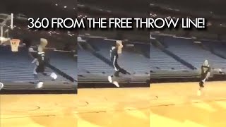 When ZACH LAVINE did a 360 from the FREE THROW LINE [upl. by Perron992]