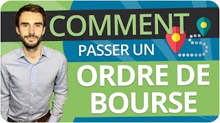 Comment PASSER un ORDRE DE BOURSE chez Boursorama Binck Fortuneo [upl. by Eenad]